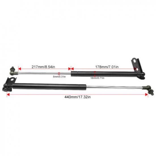 Hoods Lift Supports Gas Spring Shock Struts For Lexus RX300 1999-2003 2Pcs