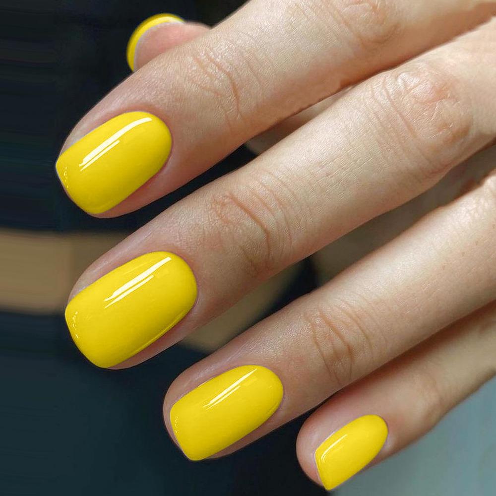 1 ΤΕΜΑΧΙΟ Wear Nail Κοντό έμπλαστρο νυχιών Μονόχρωμο έμπλαστρο συλλογής νυχιών Τελειωμένο έμπλαστρο νυχιών Αφαιρούμενο ψεύτικο έμπλαστρο νυχιών