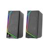 Haut-parleurs gaming - mars gaming - ms72 - 15w - éclairage rgb flow - usb et jack