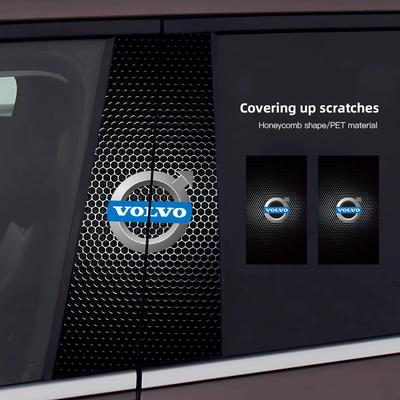 Neues Auto-Fensterdesign Mittelpfosten Dekorativer Aufkleber für XC60 S60 V40 V50 V60 S80 S40 C30 AWD C70 S40 S60 S80 S90 T6 V70
