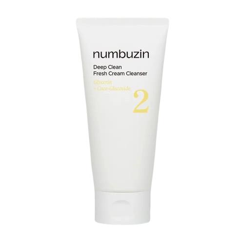 NUMBUZIN No.2 Deep Clean Fresh Cream Cleansing Foam Rich Daily Facial Cleanser 120ml
