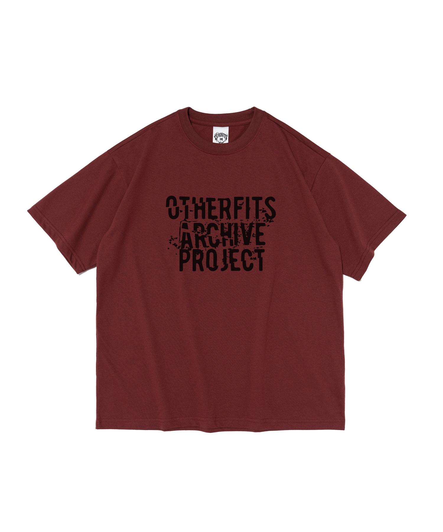 Футболка с коротким рукавом Ader Fits Archive Lettering (Вино) M