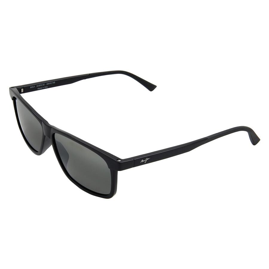 Maui Jim Pulama Neutral Grey Rectangular Unisex Sunglasses 618 02 59