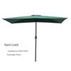 Shixun Outdoor Half-Side Adjustable Sunshade Umbrella