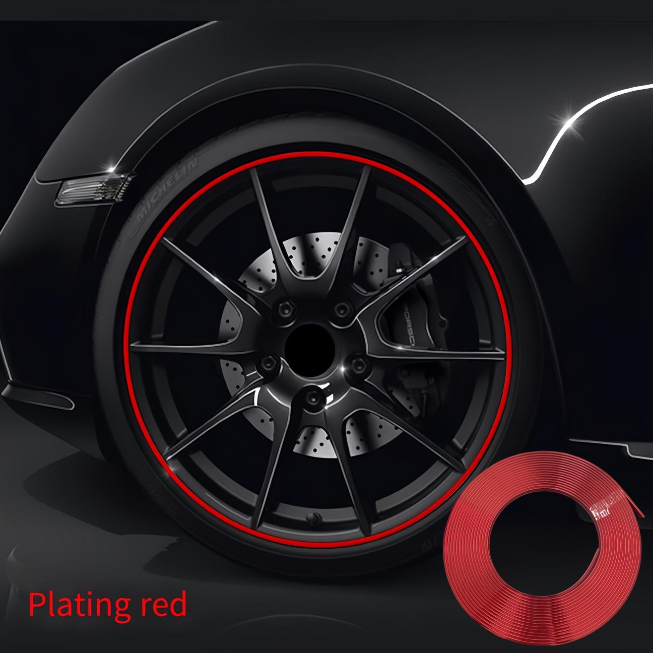 

7.9-meter Car Wheel Hub Protective Strip, PVC Tire Rim Scratch Cover & Decorative Molding, Enhances Vehicle Appearance