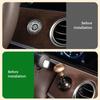 Car Engine Start Stop Button Cover with Aromatic Diffuser, Vehicle Ignition Joystick Decorative Knob Sticker Accessories
