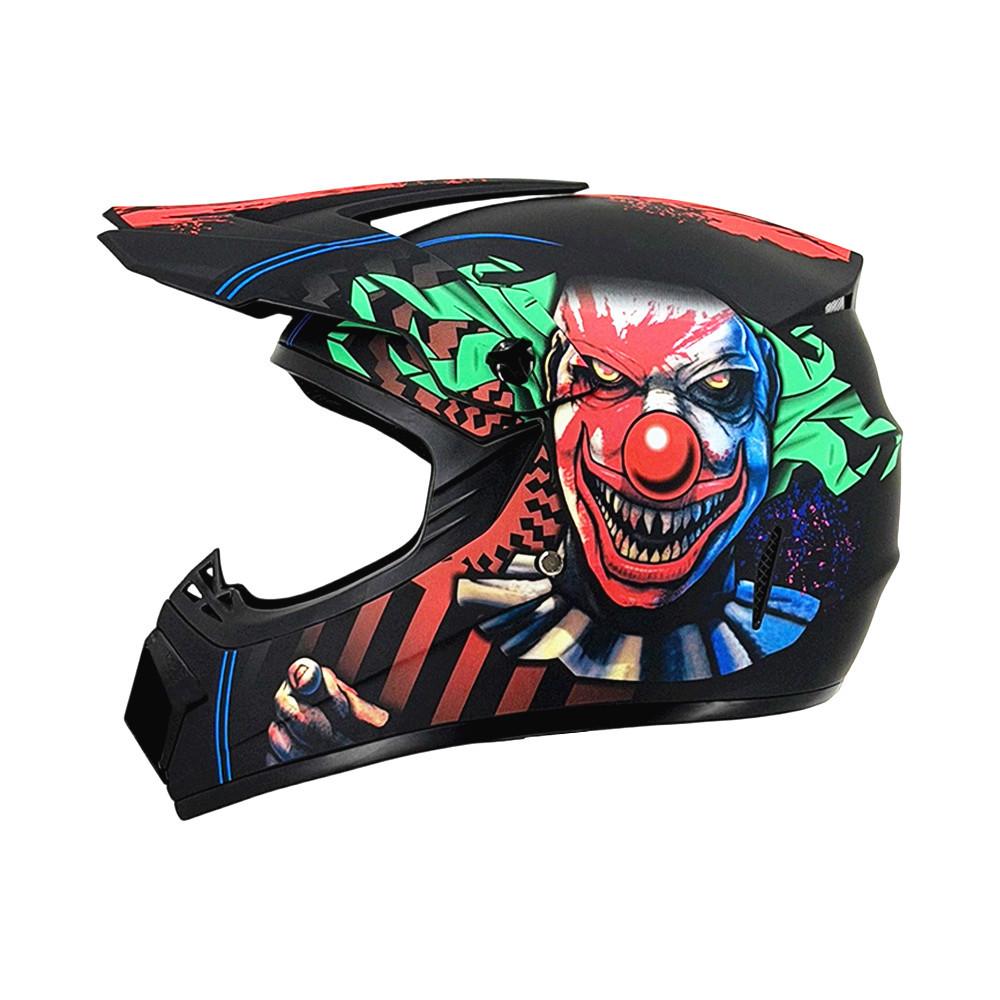 Motorcycle Helmet Off-Road Racing Riding Helmet ABS Breathable Mountain Bike Helmet Color Off-Road Helmet