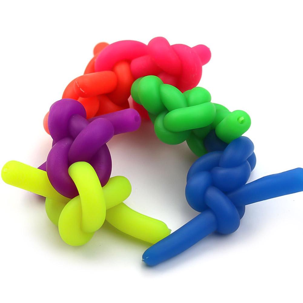 Anti Stress Fidget Noodle Stretch Rope Toy String Fidget Autism Funny Toy Kids Gift