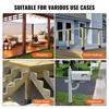 4x4 Post Base 2 Pcs, Inner Size 3.6"x3.6" Post Base Brackets, Heavy Duty Powder-Coated Post Anchor Matte Black Wood Post Brackets for Pavilion Deck