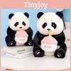 Adorable Cake Panda Plush Toy With Soft Pp Cotton Filling For Kids Birthday Gifts