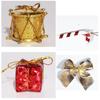 New Plastic Christmas Tree Balls Drum Bow Xmas Ornament Sparkling Hanging Xmas Baubles Scene