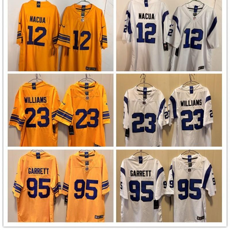 2026 NFL Stitched Football Jersey - Rams 9 12 23 Mens Sports Game Uniform