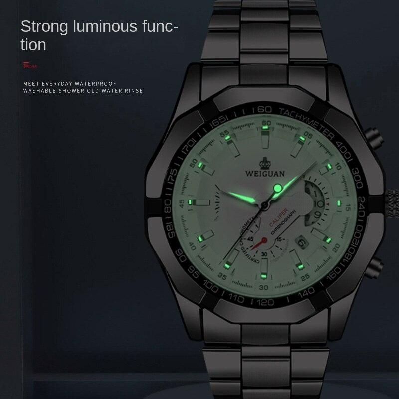 Fashion Automatic Movement Ρολόι Ανδρικό Ημερολόγιο Αδιάβροχο Φωτεινό Μη μηχανικό Ρολόι Μεγάλο Καντράν