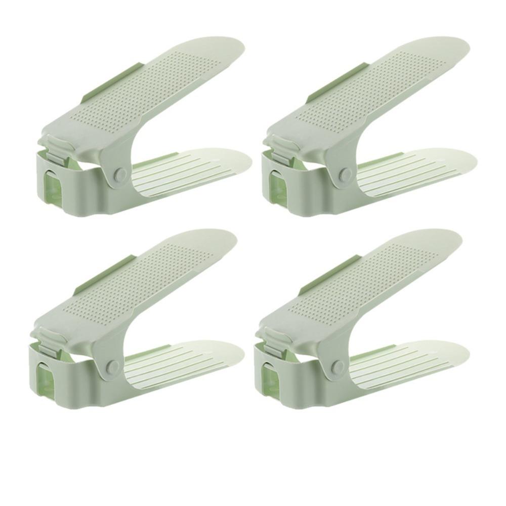 Oszczędzający miejsce organizer na buty z przegródkami, dwuwarstwowy stelaż na buty, wysokiej jakości stojak na buty