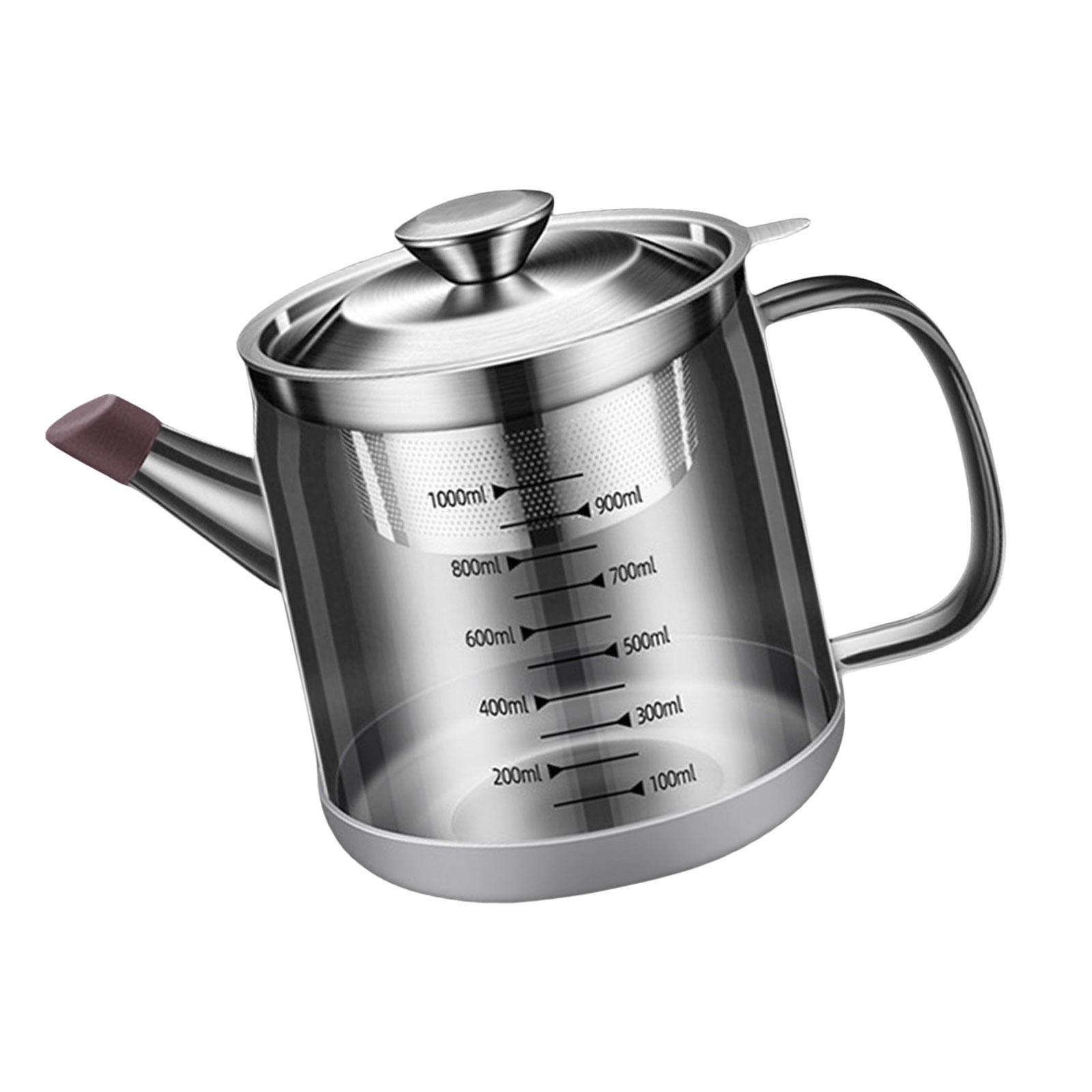 

Многофункциональная кастрюля-сито 1 л, сито с мелкой сеткой для соевого молока, сока и чая, с легко очищаемой конструкцией B