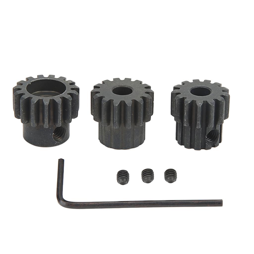 M1 Pinion Gear Sets Hardened Steel Anti Rust 13T 14T 15T 5mm RC Car Motor Pinion Gear Set for 1:8