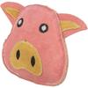 Jouet peluche - TRIXIE - Cochon en cuir - Rose - Durable - Confortable