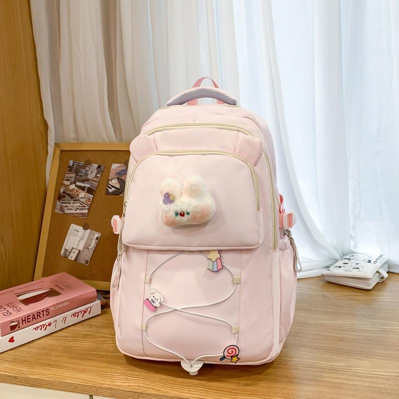 Schoolbag schoolbag for girls, junior high school students, college students, small fresh and cute backpack ins Japanese soft girl girl versatile 