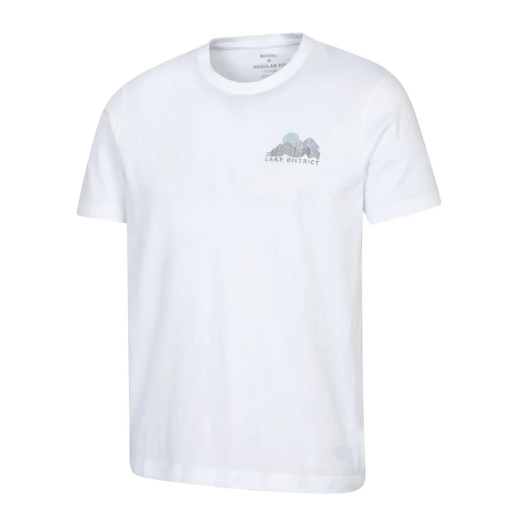 Mountain Warehouse Mens Lake District Chest Print T-Shirt
