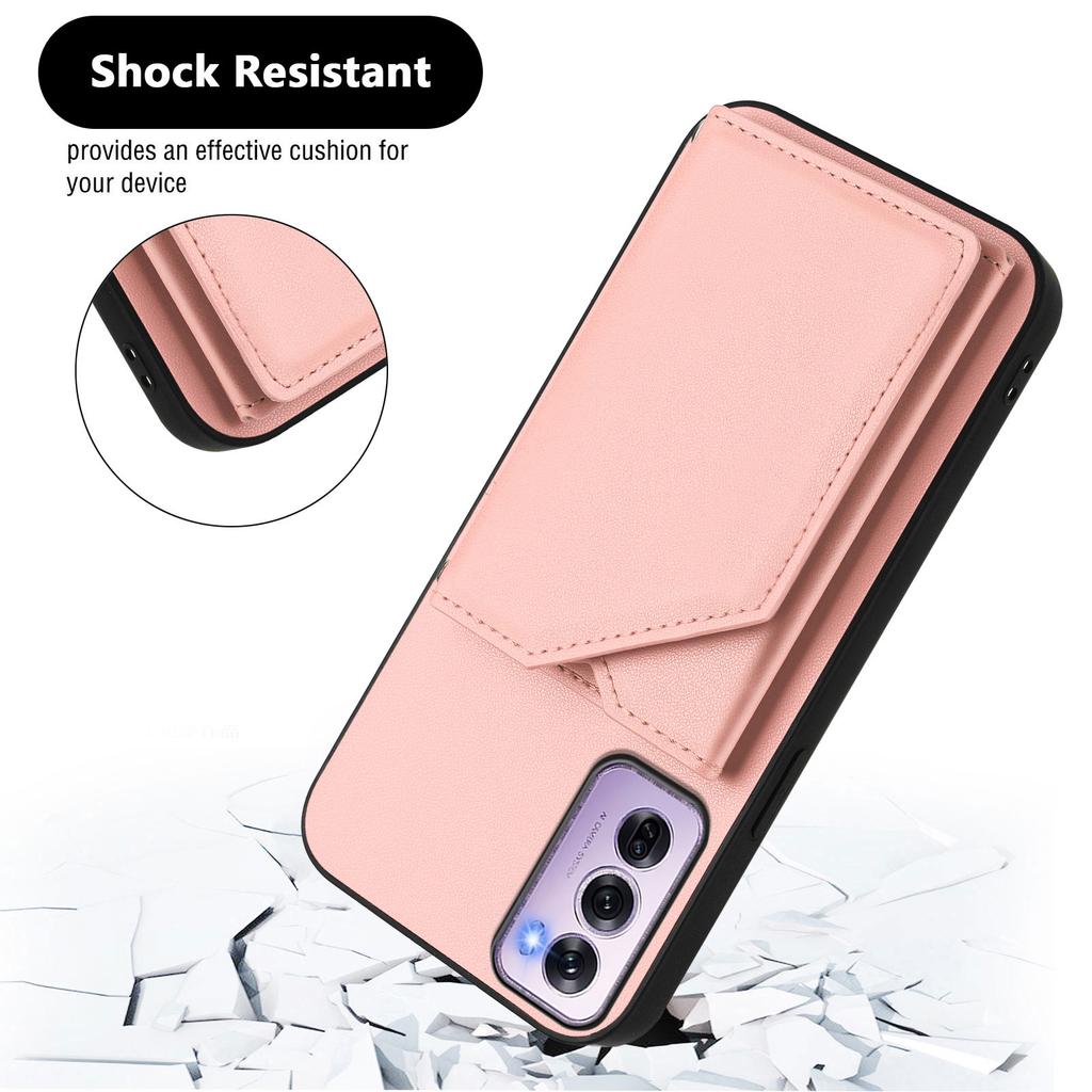 For Oppo Reno12 Pro 5G (Global) Case Card Holder Kickstand Skin-Touch Phone Cover with Wrist Strap