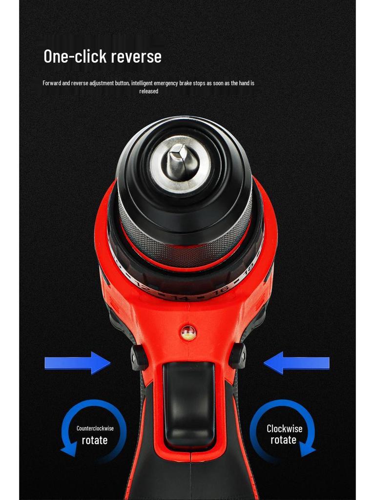 16.8V High Power Brushless Electric Screwdriver with 10mm Metal Ratchet