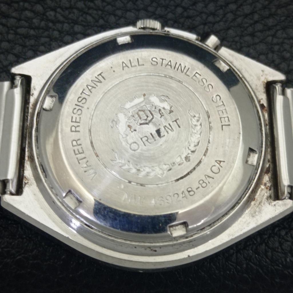 VINTAGE ORIENT AAA CRYSTAL AUTOMATIC JAPAN MENS ORIGINAL DIAL WATCH a703430-1