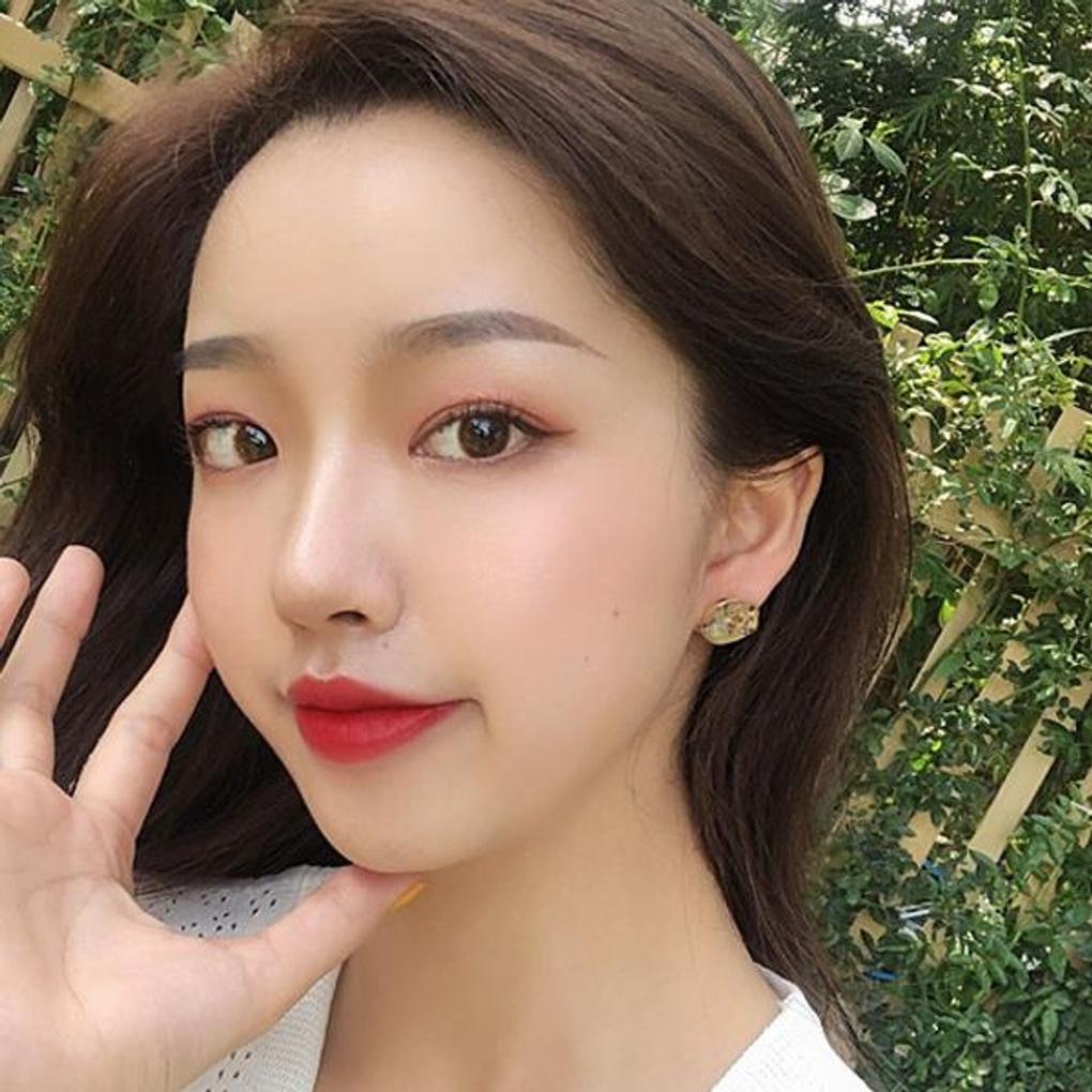 

Pearl Snowflake Luxury Gold Earrings, 925 Silver BLS113