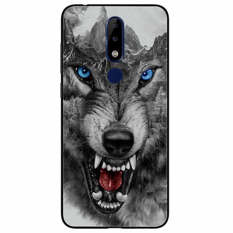 For Nokia 5.1 Plus Case Soft Silicone Cartoon Fashion TPU Phone Cases for Nokia X5 Cover 5.1Plus Cute for NokiaX5 Protective