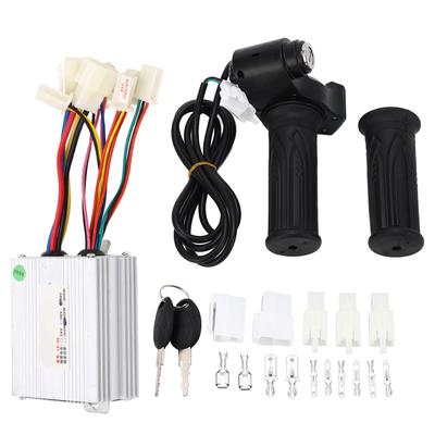 Bike Controller Power Display Throttle Grip Electric Bike Brushed Controller Kit for Tricycle