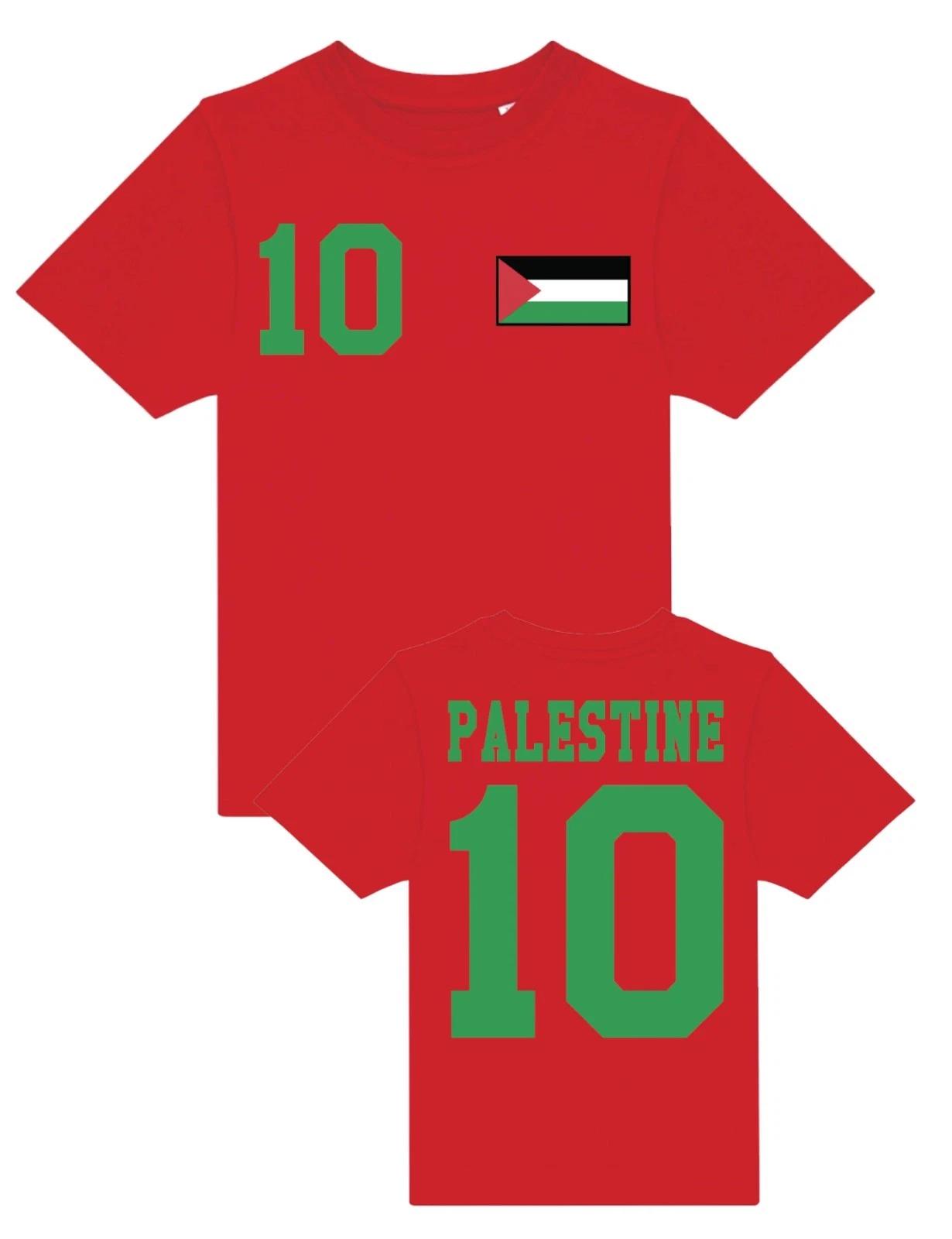 Youth Designz Palestine Kids kids boys T-Shirt with DESIRED NAME + NUMBER Jersey Palestine 110