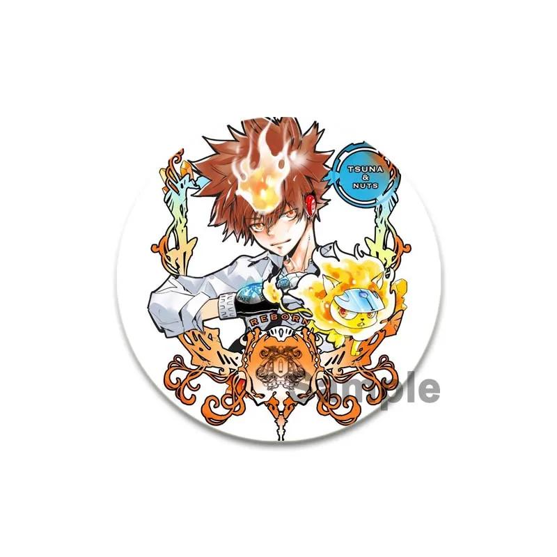 

32/44/58 мм Кэтей Киоши Hitman Reborn! Значок, значок Sawada Reborn Bianchi, брошь ручной работы, нагрудный значок для рюкзака, одежды, аксессуаров, подарок 32mm