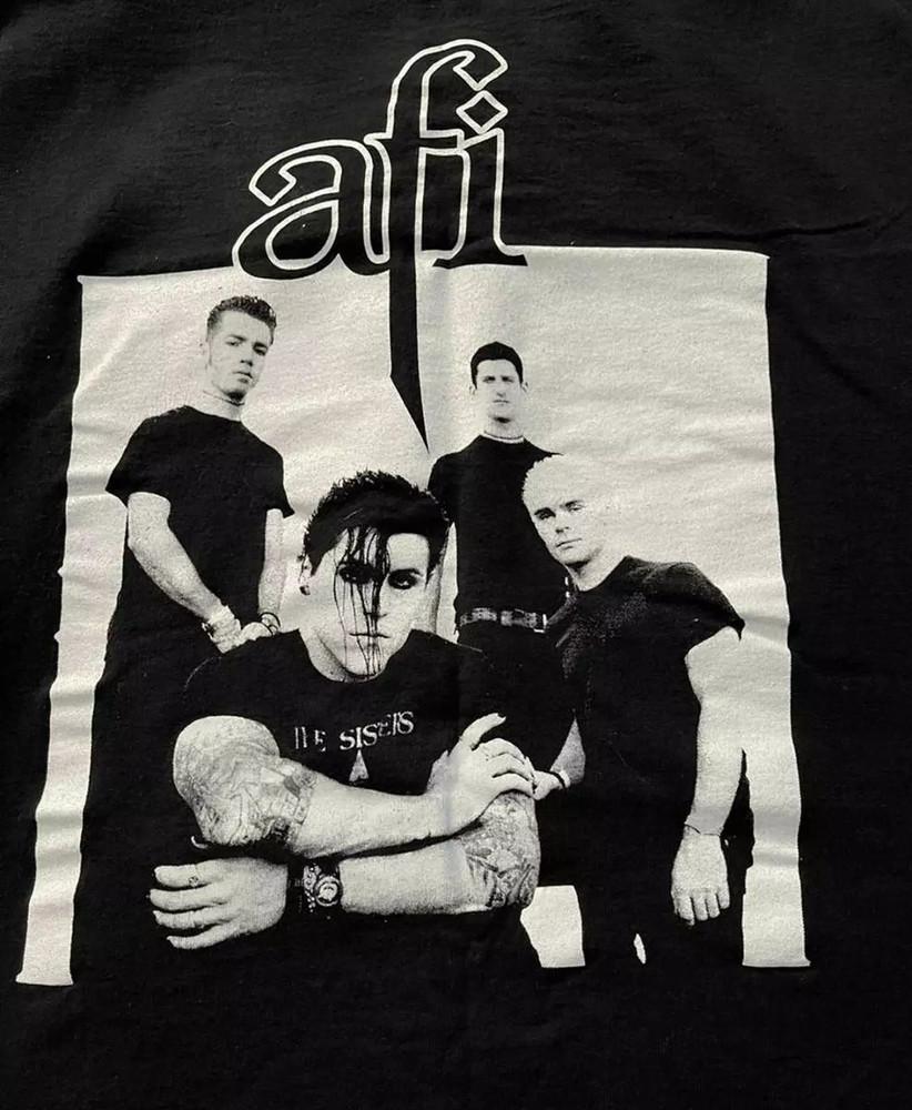 AFI band Gift For Fan Black Cotton  Full Size S-5XL Unisex T-Shirt S