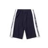 Li Ning Sports Fashion Series Side Color Block Letter Breathable Sports Shorts Men Shorts Blue AKSS983-2