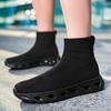 New High-top Socks, Shoes, Fly-woven Sports Shoes, Casual Thick Soles To Increase the Size of Running Shoes
