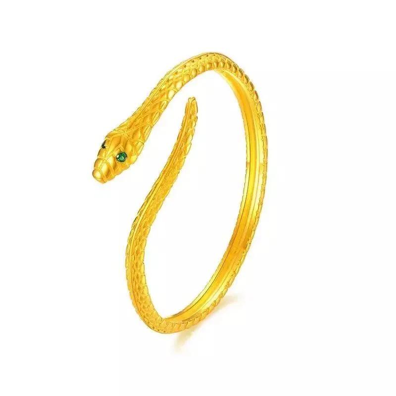 Spirit Snake Bracelet Women's New Style Snake-shaped Zodiac Snake Natal Open Bracelet Bracelet
