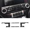 Forged Carbon Fiber For Ford Mustang 2015- Central CD Switch Panel 4PCS Trim
