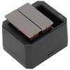 Replacement 2 Battery and LED 3 Channel USB Charger DC 5V 2‑4A Camera Accessories for DJI Osmo
