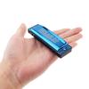 10 Holes KeyC Blues Harmonica Beginner Durabled Mouth Organ 20 Tunes Blue Musical Gifts