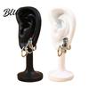 Stylish Earring Holder Human Ear Earrings Holder 3D Printed Stand Shape Stand Jewelry Hanger Display for Dresser Countertop Stable