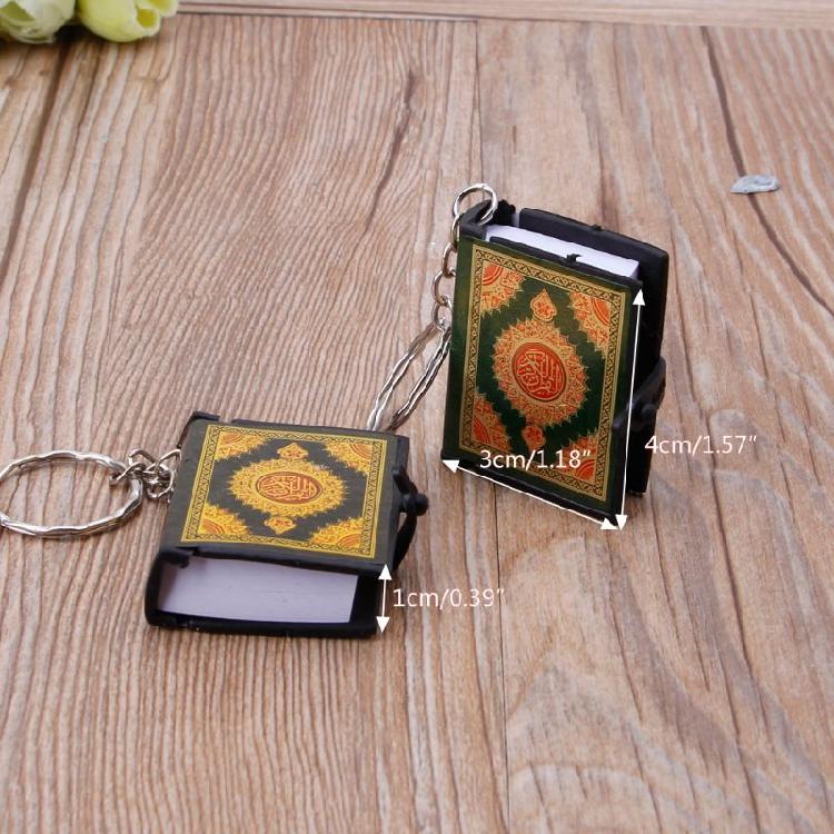 Mini Quran In Arabic Keyring Keychain Muslim Ramadan Gift for Handbag Decoration