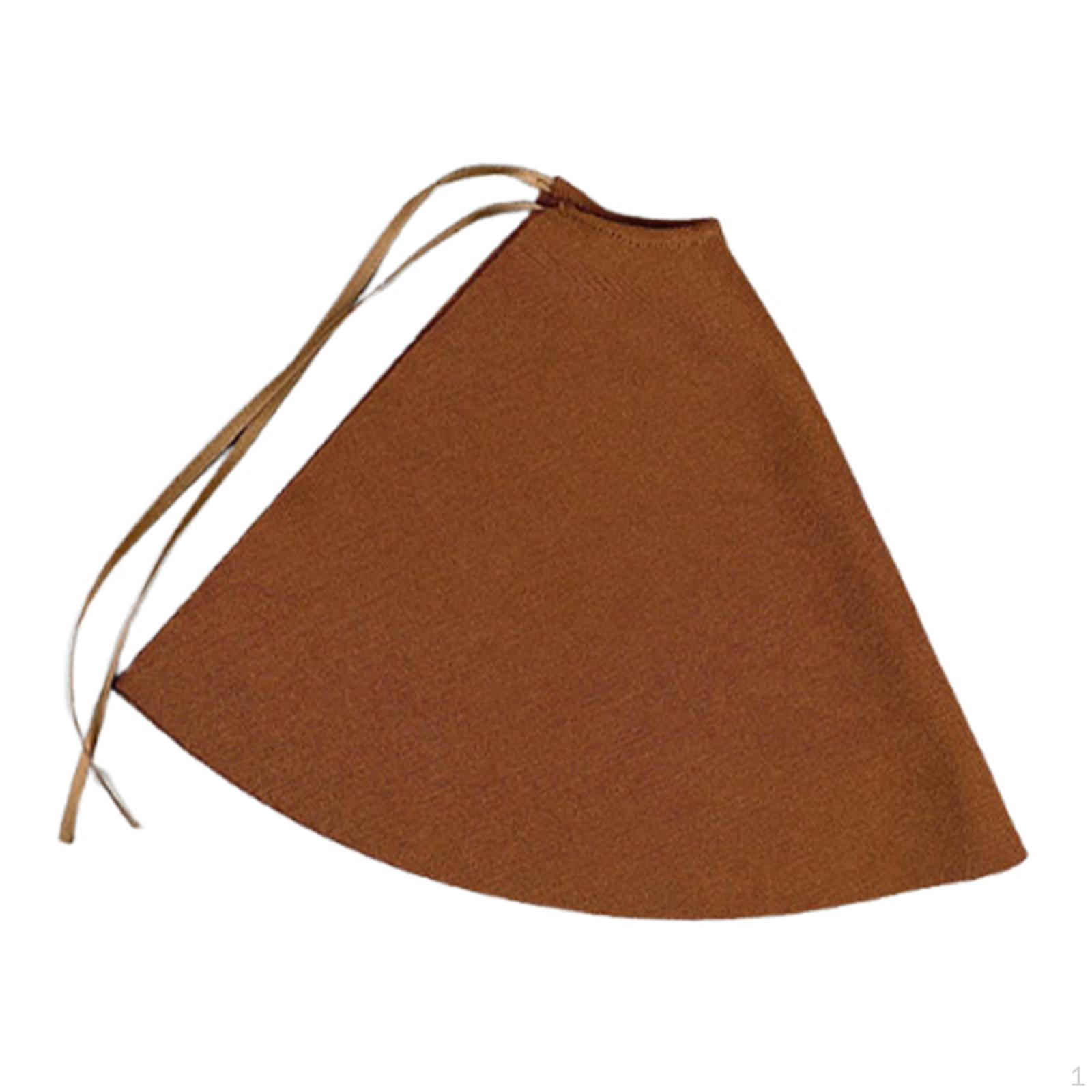 

1/12 Action Figure Cape Cosplay Outfit Stylish Trendy Fashion Dress up Costume, Miniature Clothing coffee