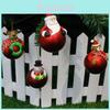 Versatile Christmas Tree Hanging Bear Santa Claus Snowman Ball Decor Ornament For A Magical Holiday Ambiance