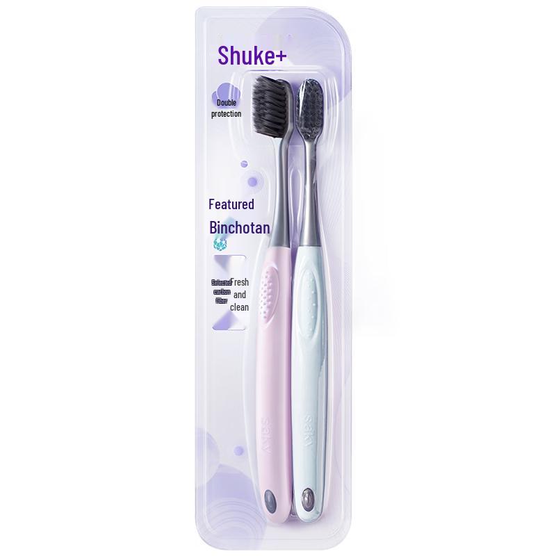 Shuke Charcoal Soft Bristle Toothbrush