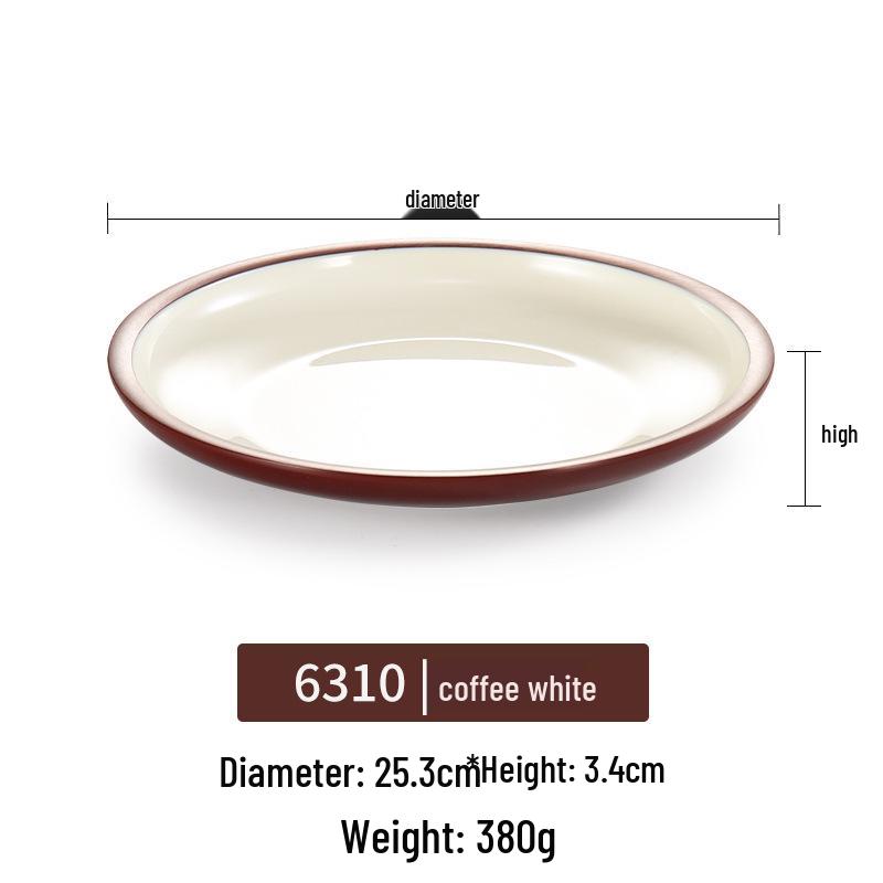 Melamine Rectangular Plate for BBQ & Side Dishes - Imitation Porcelain Tableware