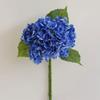 Blue Artificial Hydrangea Flowers Real Touch Green Artificial Hydrangea Branches Decoration Wedding Bouquet Flower Arrangement