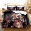 Beelzebul Bettwäsche-Set Einzelbett Twin Full Queen King Size Genshin Lmpact Bettset Aldult Jungen Schlafzimmer Raiden Shogun 3D-Druck 019