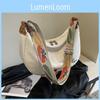 Sac Dumpling Croissant Tendance Polyvalent Avec Bandoulière Florale Pour Sorties Décontractées