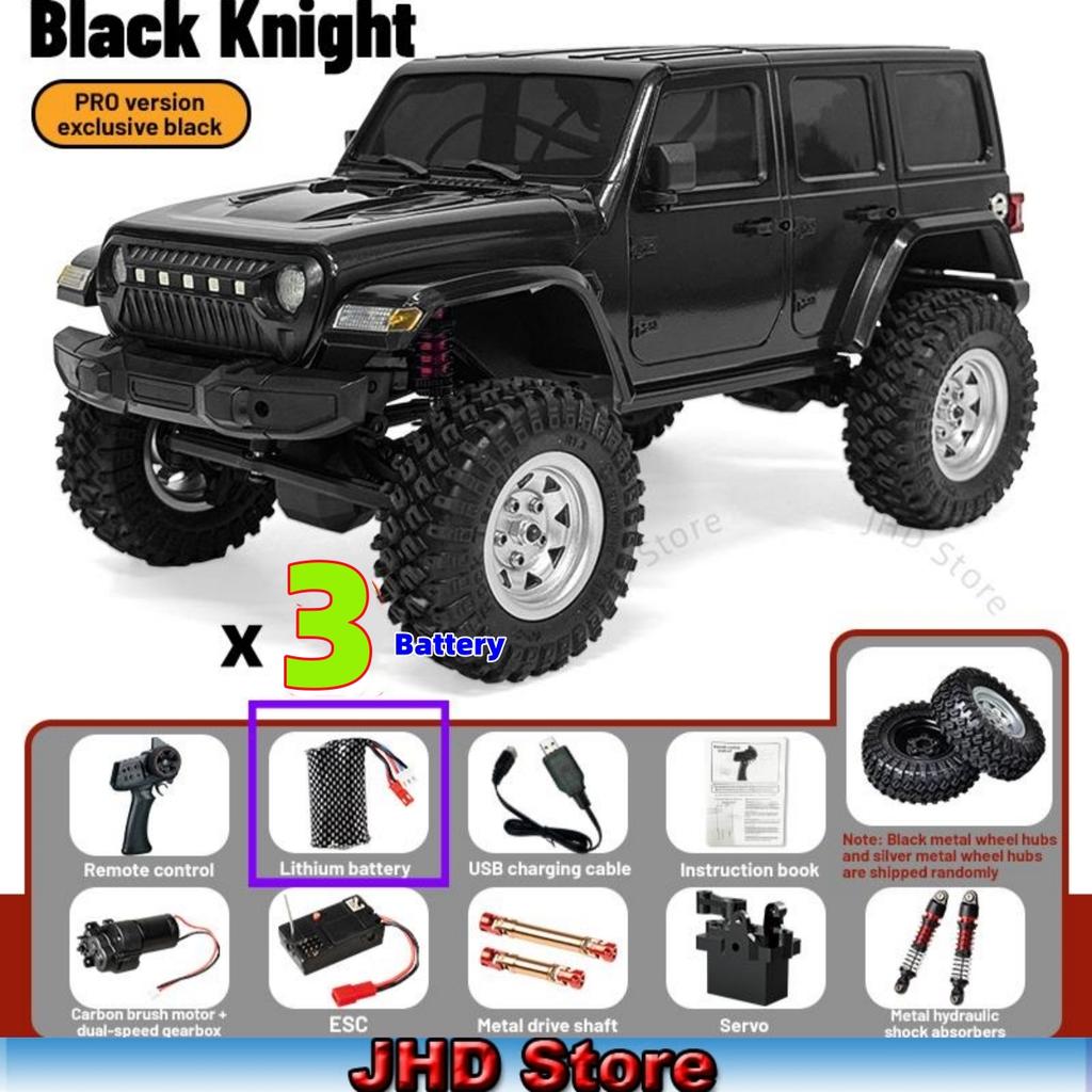 ABBB1 JHD For JJRC C8801 PRO 1:18 Rc Three Level Adjustment Dual Speed Gearbox 4WD C8801 Suspension Off-Road Car With More Battery