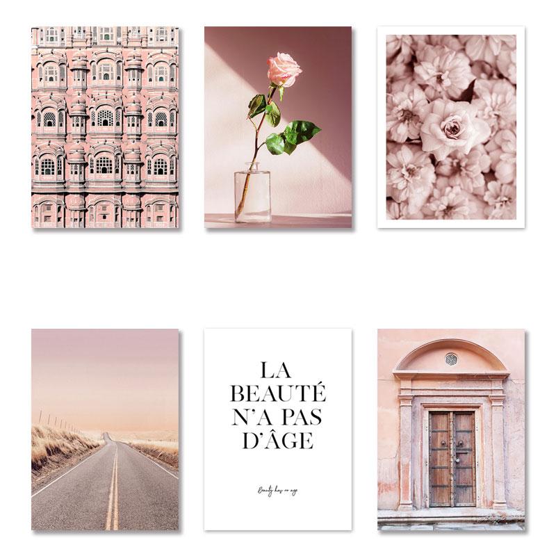 

Исламское здание, дверь, холст, постеры, современные розовые цветы, цитаты, картины, пейзаж, настенное искусство, скандинавские картины для декора гостиной 21x30cm No Framed