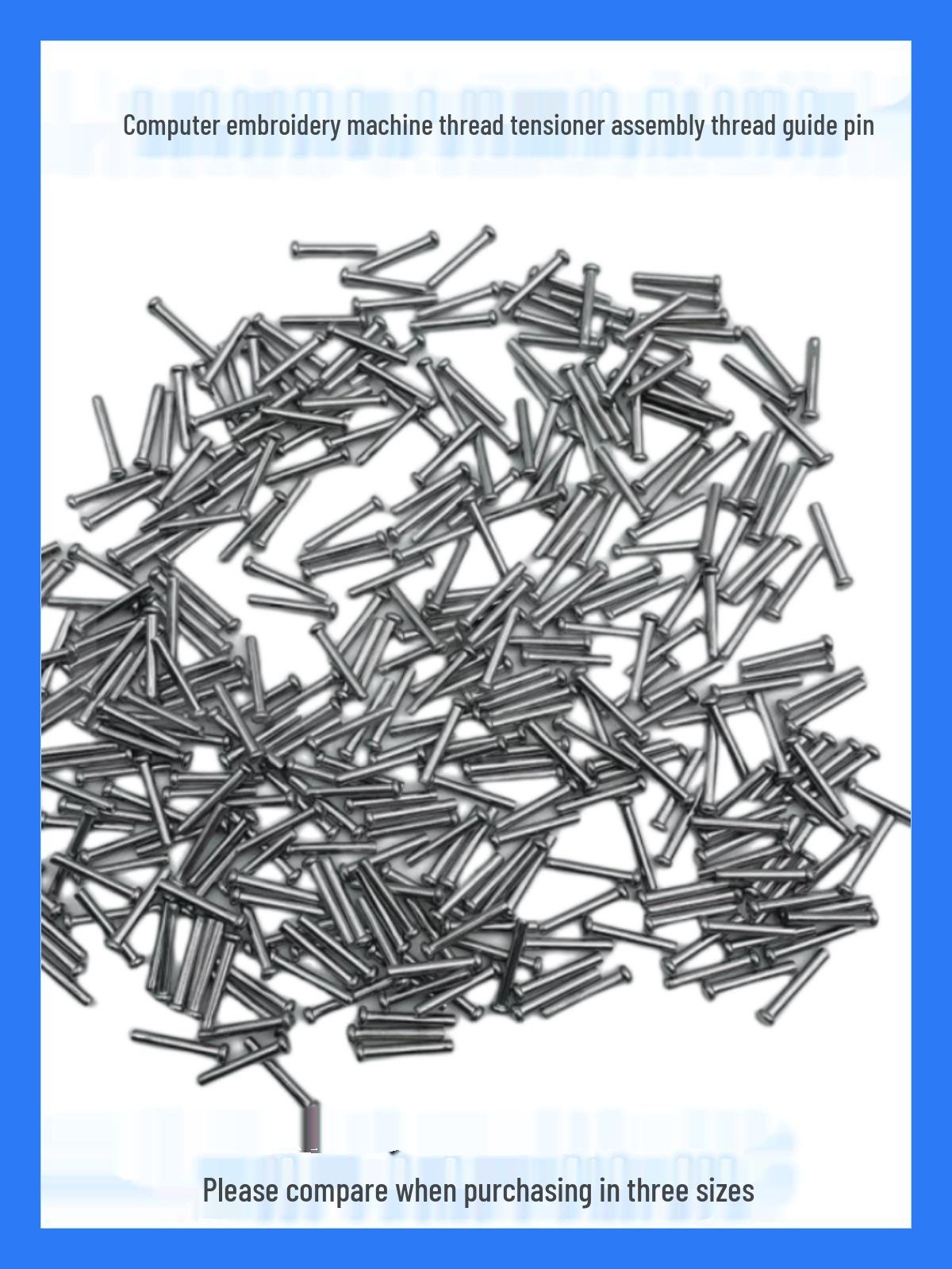 Universal Embroidery Machine Thread Holder & Guide Assembly with Bottom Inspection Wheel and Iron Nail Model 2.2: Thread Guide